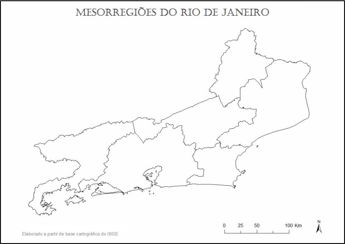 Карта Рыа-дэ-Жанейра нявінніцы