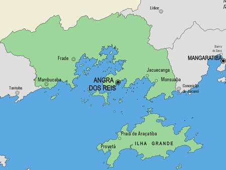 Карта Ангра-дус-рэйс муніцыпалітэт