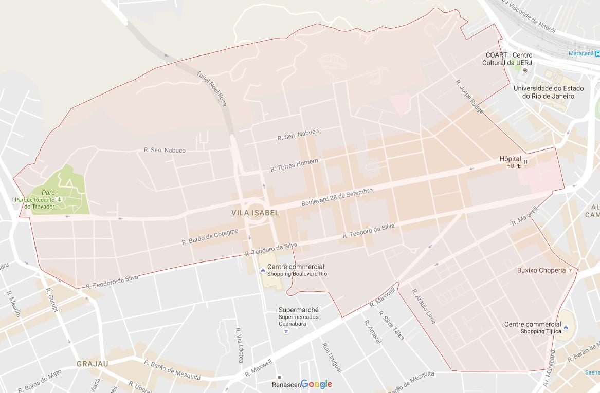 Карта Віла Ізабэль