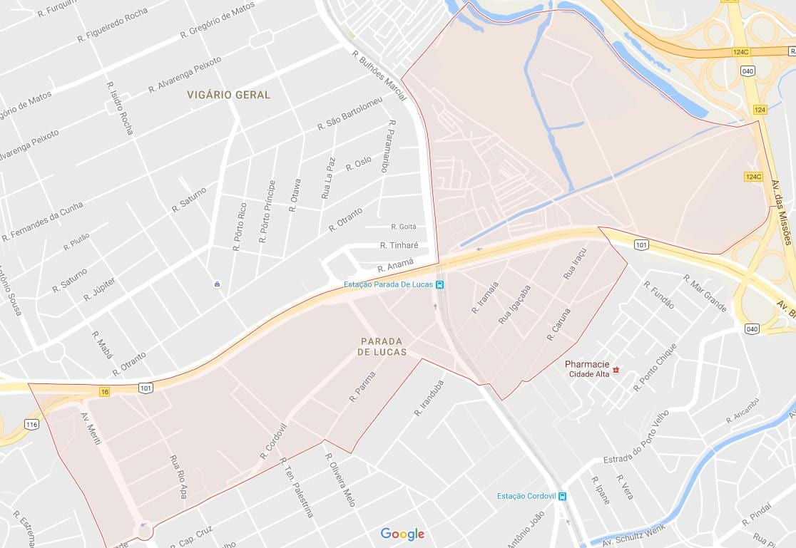 Карта парада дэ Лукаса