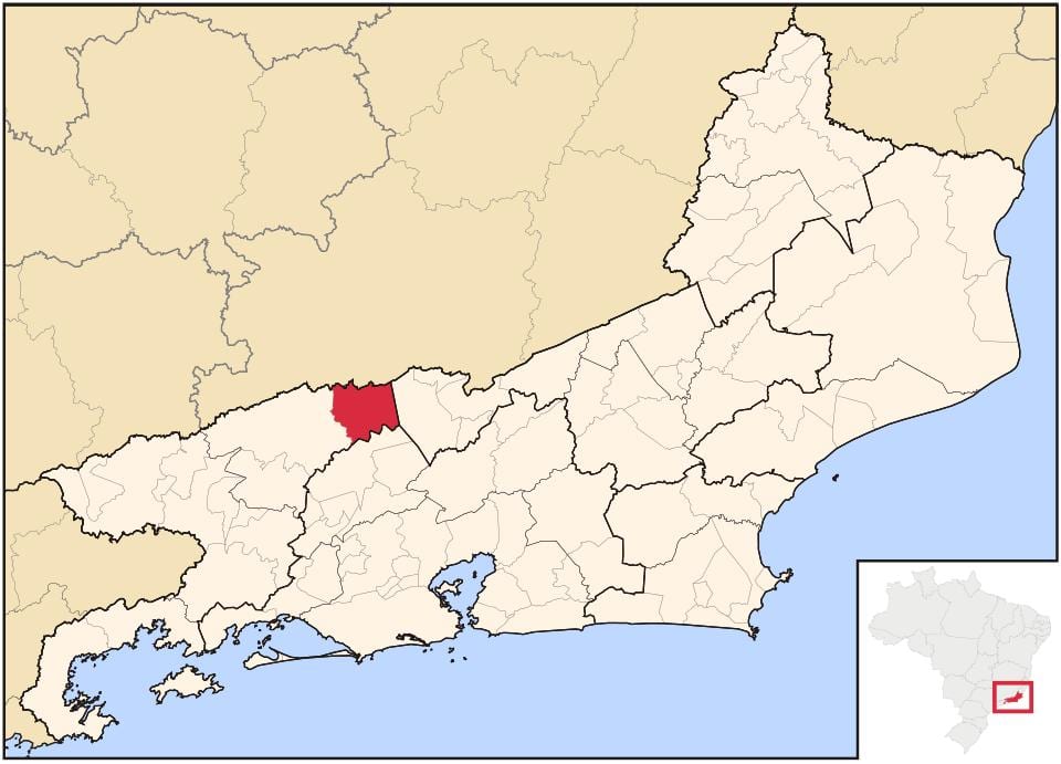 Карта Рыу-дас-Флорэс