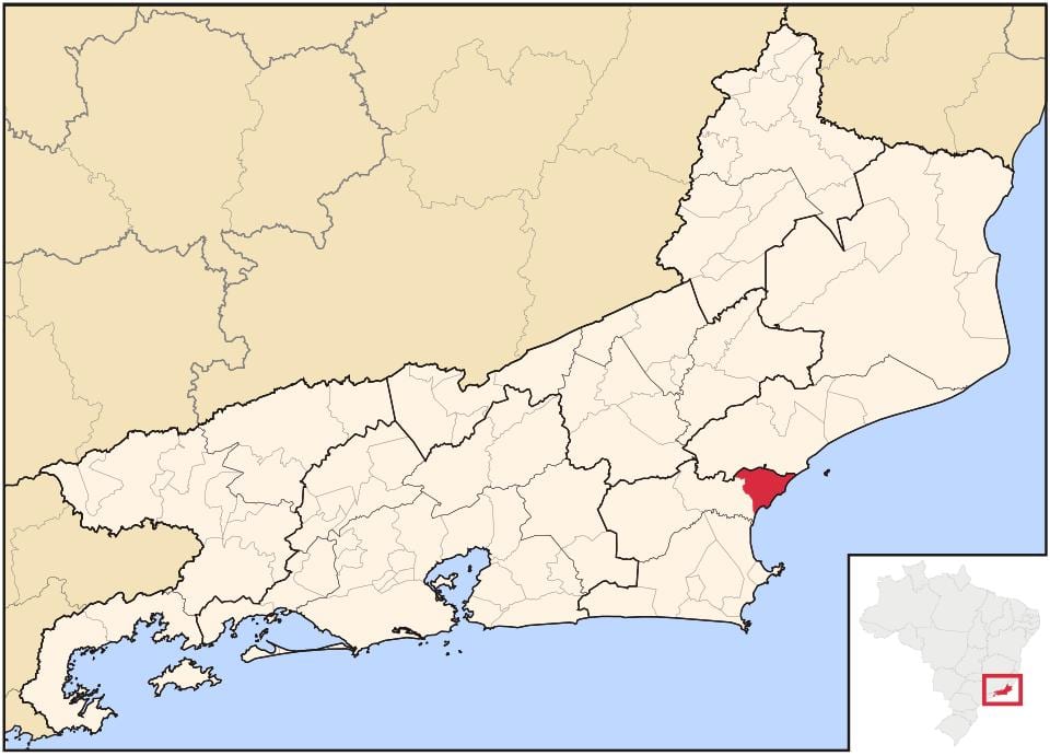 Карта Рыу-дас-Острас