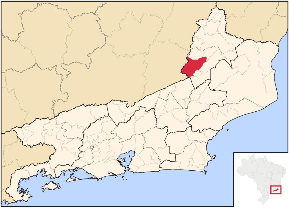 Карта Санту-Антоніу-дэ-Pádua