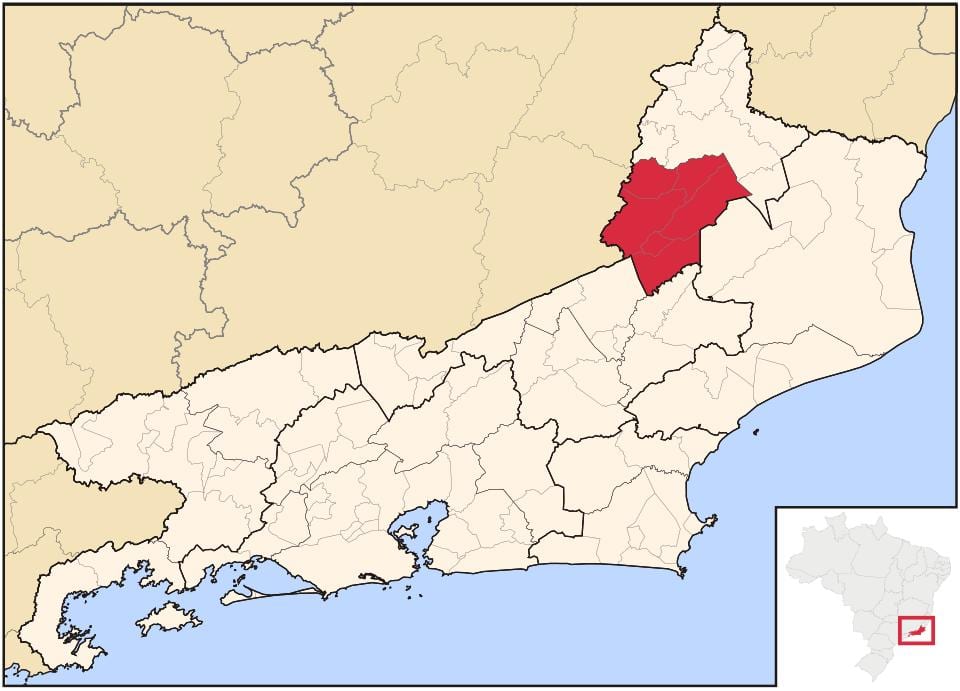 Карта Санту-Антоніу-дэ-Pádua