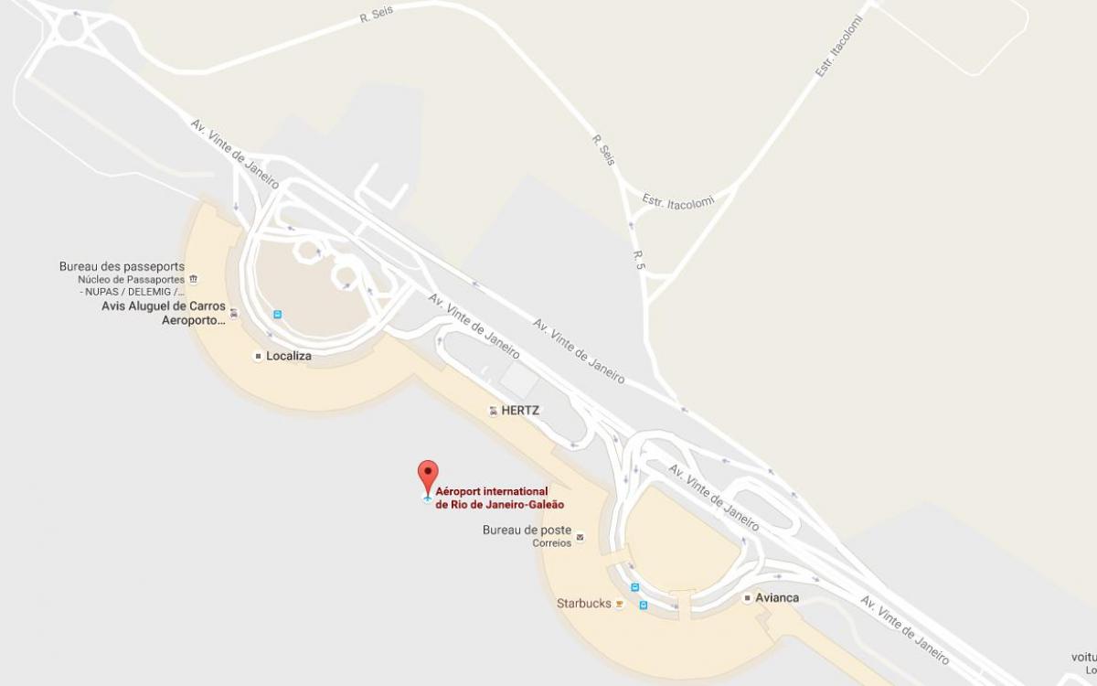 Карта аэрапорта Галеан