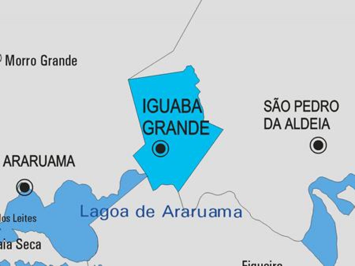 Карта игуаба-Грандзі муніцыпалітэт