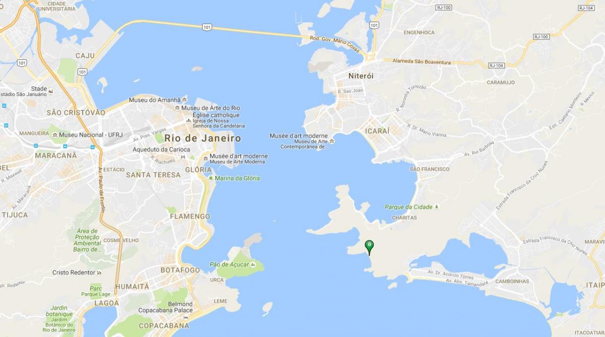 Карта пляжу Фортэ Imbuí