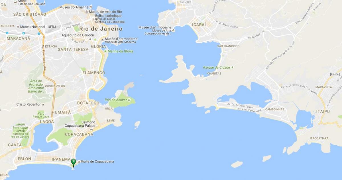 Карта пляжу да Диабло