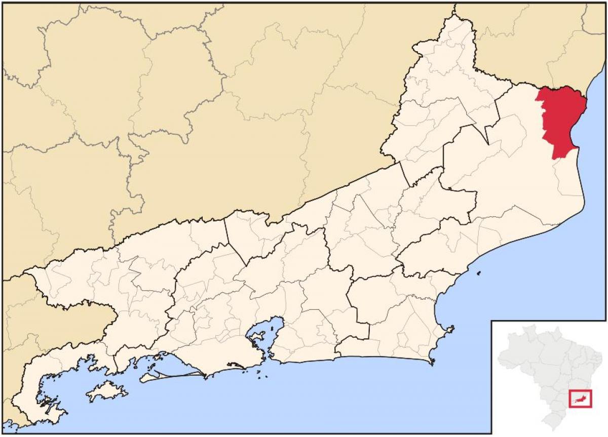 Карта Сан-Франсіска-дэ-Itabapoana