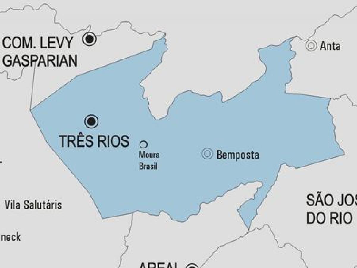 Карта Трасі-Рыас муніцыпалітэт