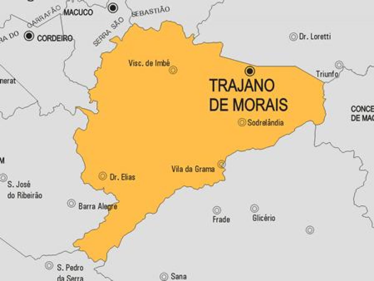 Карта Траяна муніцыпалітэт-дэ-Мораис