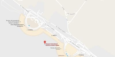 Карта аэрапорта Галеан