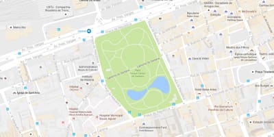 Карта парк Кампа-дэ-Сантана