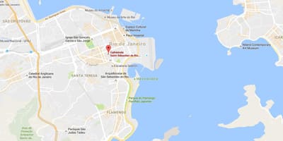 Карта кафедральны сабор Святога Себасцьяна