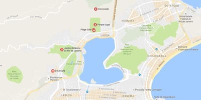 Карта парк Лазе