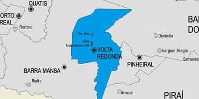 Карта муніцыпалітэта Васорас