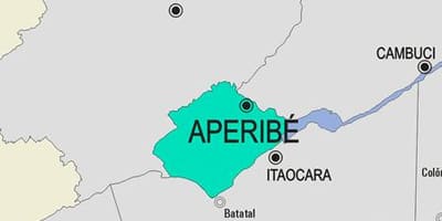 Карта муніцыпалітэта Aperibé