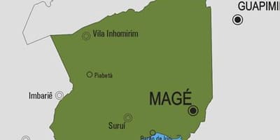 Карта муніцыпалітэта magé дастаўка