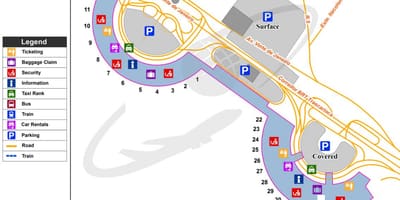 Карта Міжнародны аэрапорт Рыа-дэ-Жанейра