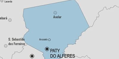 Карта паці рабіць муніцыпалітэт alferes з