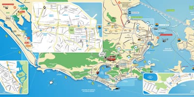 Карта помнікаў Рыа-дэ-Жанейра