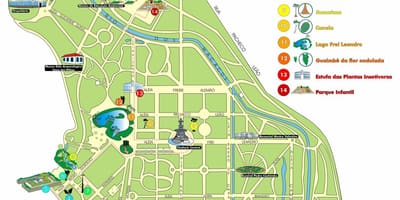 Карта Рыа-дэ-Жанейра Батанічны сад