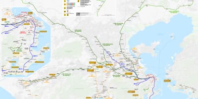 Карта Рыа-дэ-Жанейра транспарту