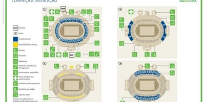 Карту стадыёна Алімпік Рыа-дэ-Жанейра