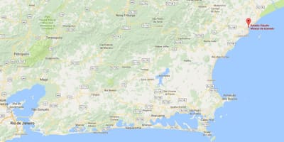 Карту стадыёна Клаўдзіі Moacyr дэ Азэведа