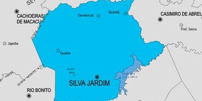 Карта муніцыпалітэта Сілва-Жардзіна