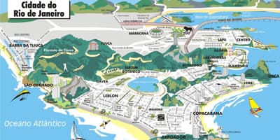 Карта 3д Рыа-дэ-Жанейра