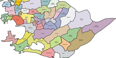 Карта quartiers добраўпарадкавана Нитерой