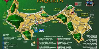 Карта Іль дэ Paquetá