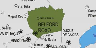 Карта Белфорд-Роксо муніцыпалітэт