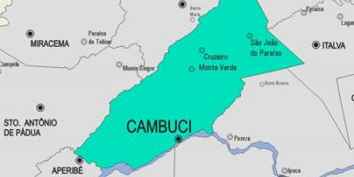 Карта муніцыпалітэта Камбуси