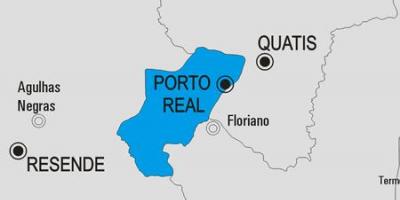 Карта Порту-Рэал муніцыпалітэт