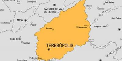 Карта муніцыпальнага адукацыі горада Терезополис